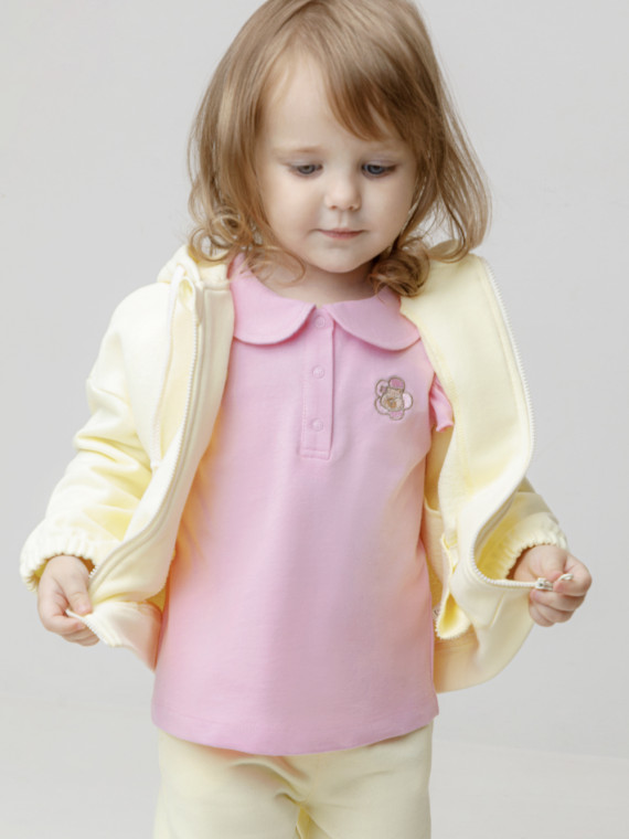 Футболка для девочек CROCKID КР 302935 цвет - розовый 899₽