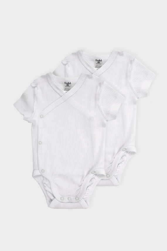 Боди для новорожденных CROCKID К 6476-2уп цвет - белый 599₽