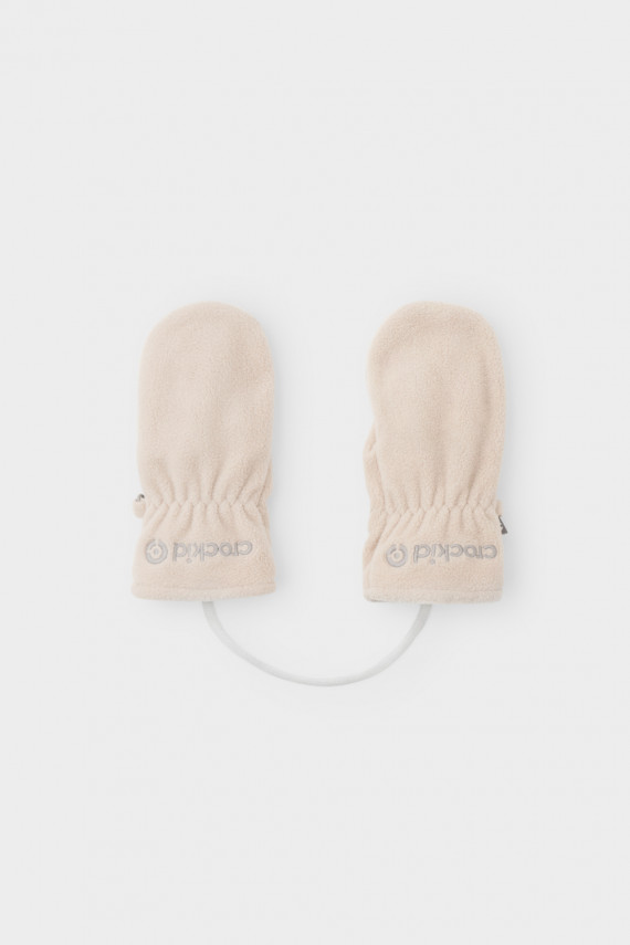 

Рукавицы для девочек CROCKID, ФЛ 10000/25/53 ГР, цвет - светло-бежевый, Рукавицы