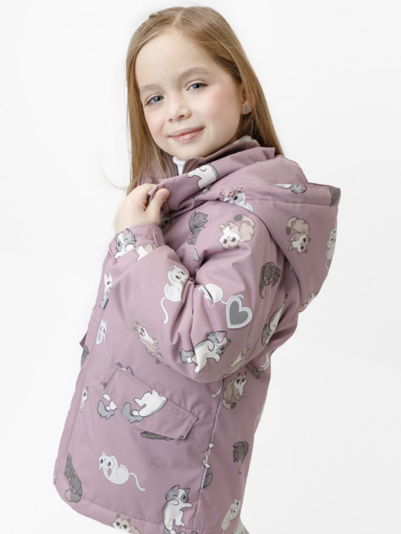 

Куртка для девочек CROCKID, ВК 32167/н/9 Ал, цвет - розовый, Куртка