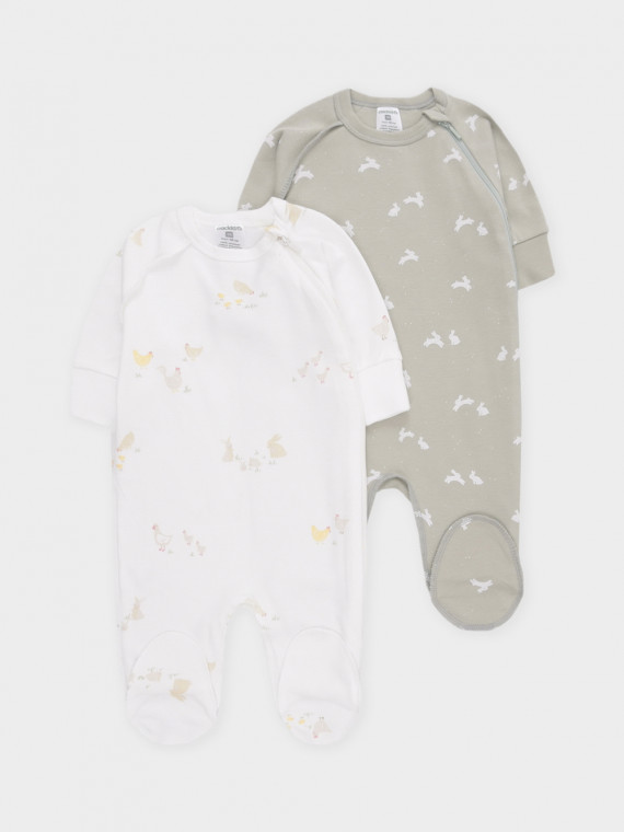 Комбинезон для новорожденных CROCKID К 6444-2уп цвет - хаки 1799₽