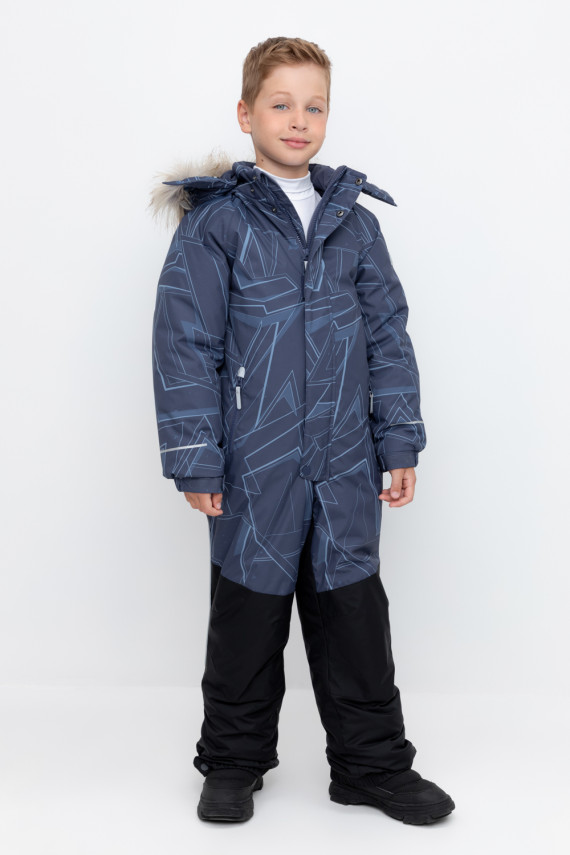 

Комбинезон с утеплителем нового поколения для мальчиков CROCKID, ВК 60120/н/11 ГР, цвет - темно-синий, Комбинезон с утеплителем нового поколения