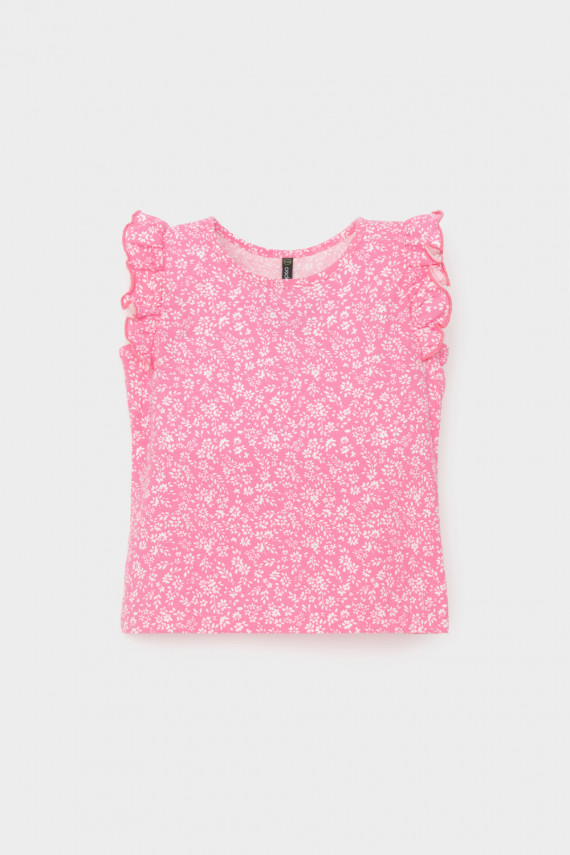 Футболка для девочек CROCKID КР 301627-1 цвет - ярко-розовый 449₽