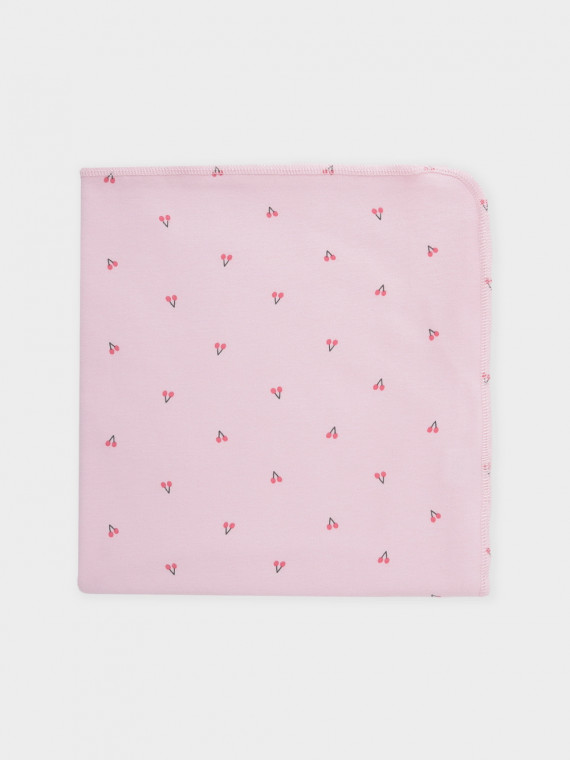 

Простынка для новорожденных CROCKID, К 8512, цвет - светло-розовый, Простынка