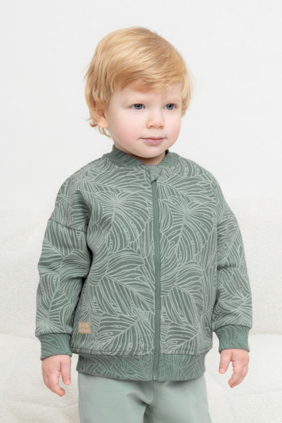 

Жакет для мальчиков CROCKID, КР 302410, цвет - зеленый, Жакет