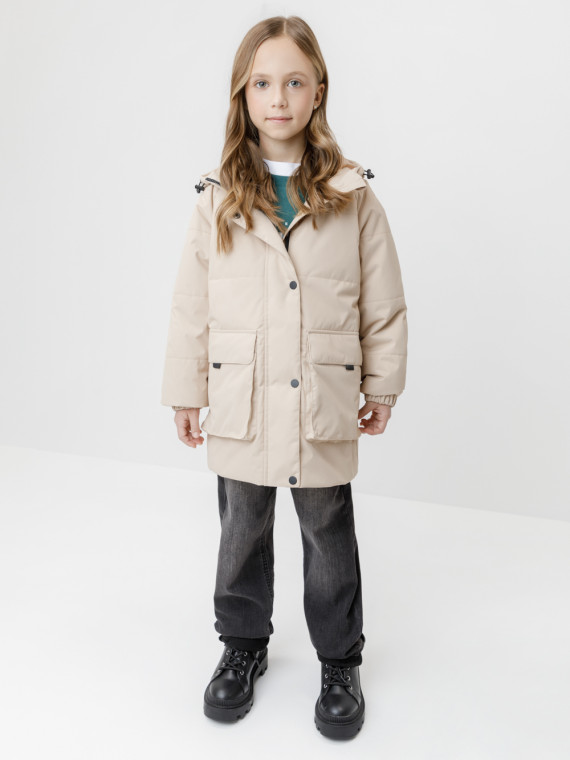 

Куртка для девочек CROCKID, ВК 32195/2 УЗГ, цвет - бежевый, Куртка