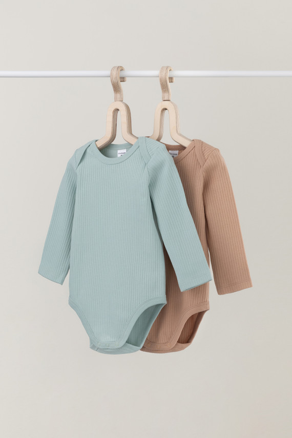 Боди для новорожденных CROCKID К 6526-2уп цвет - голубой 959₽