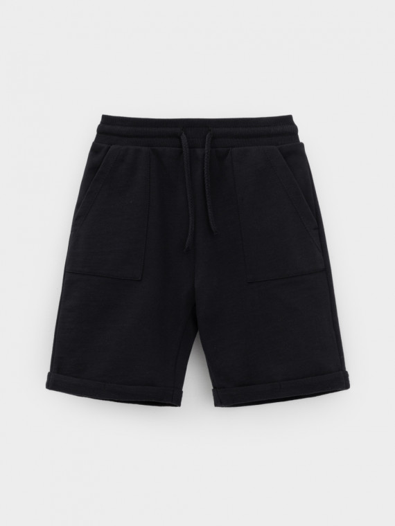 

Шорты из натурального хлопка для мальчика для мальчиков CROCKID, КР 400642, цвет - черный3, Шорты из натурального хлопка для мальчика