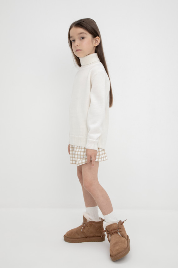 

Джемпер для девочек CROCKID, КВ 30147/ш, цвет - бежевый, Джемпер