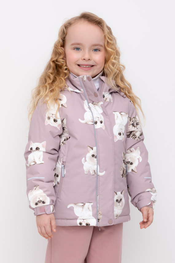 

Куртка для девочек CROCKID, ВК 38111/н/6 ГР, цвет - светло-розовый, Куртка