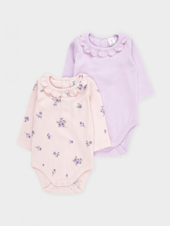 

Боди для новорожденных CROCKID, К 6554-2уп, цвет - фиолетовый, Боди