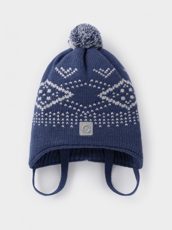 

Шапка для мальчиков CROCKID, КВ 20404/ш, цвет - синий, Шапка