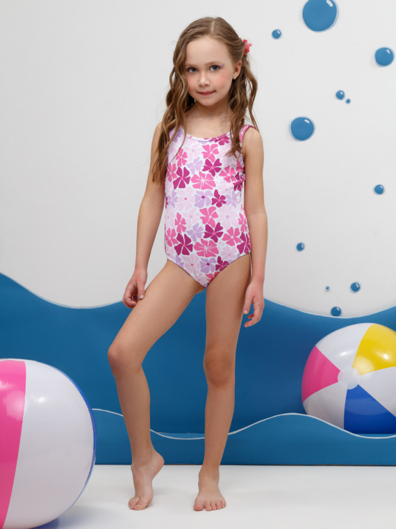 Купальник для девочек CROCKID ТК 160251н ФВ цвет - белый 1199₽