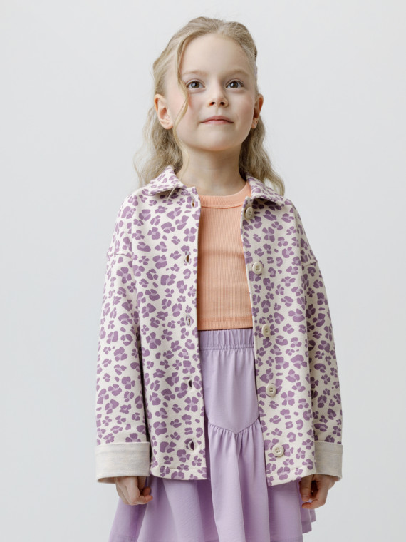 

Рубашка для девочек CROCKID, КР 302999-1, цвет - сахар, Рубашка