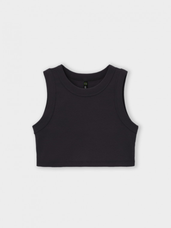 

Футболка для девочек CROCKID, КР 303013-1, цвет - темно-серый, Футболка