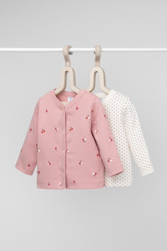 Кофточка для новорожденных CROCKID К 300450-2уп цвет - розовый 449₽