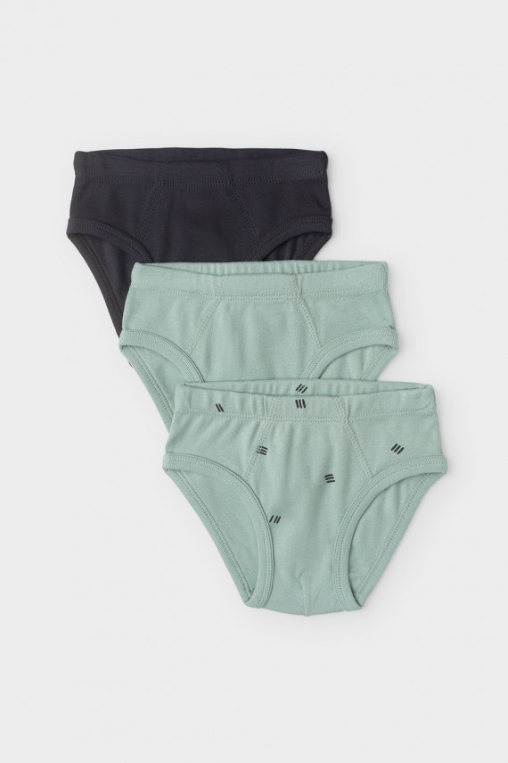 

Трусы для мальчиков CROCKID, К 1928-3уп, цвет - зеленый, Трусы