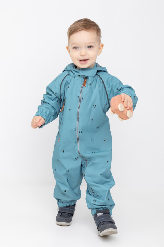 

Комбинезон ветровочный для мальчика для мальчиков CROCKID, ВК 60088/н/11 Ал, цвет - синий, Комбинезон ветровочный для мальчика