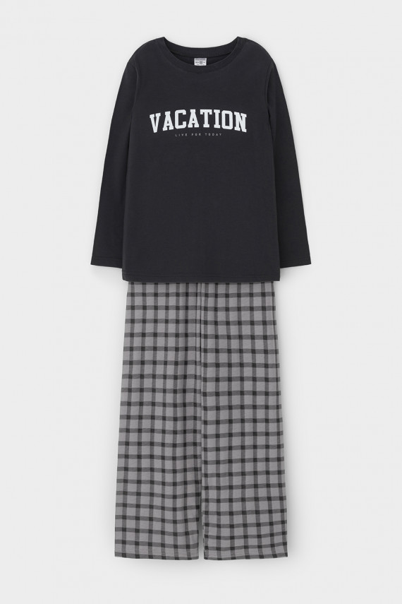 

Пижама для мальчиков CROCKID, К 1600, цвет - черный3, Пижама