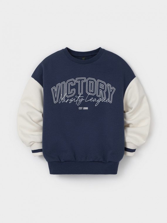 Свитшот для мальчика для мальчиков CROCKID, КР 303046-1, цвет - синий