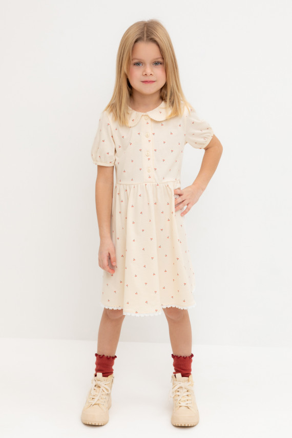 Платье для девочек CROCKID КР 5923-1 цвет - бежевый 1499₽