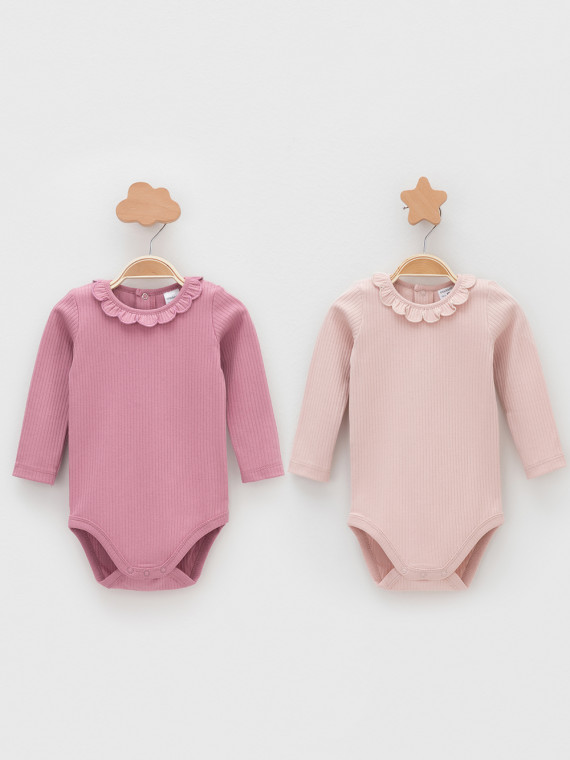 

Боди для новорожденных CROCKID, К 6554-2уп, цвет - розовый, Боди