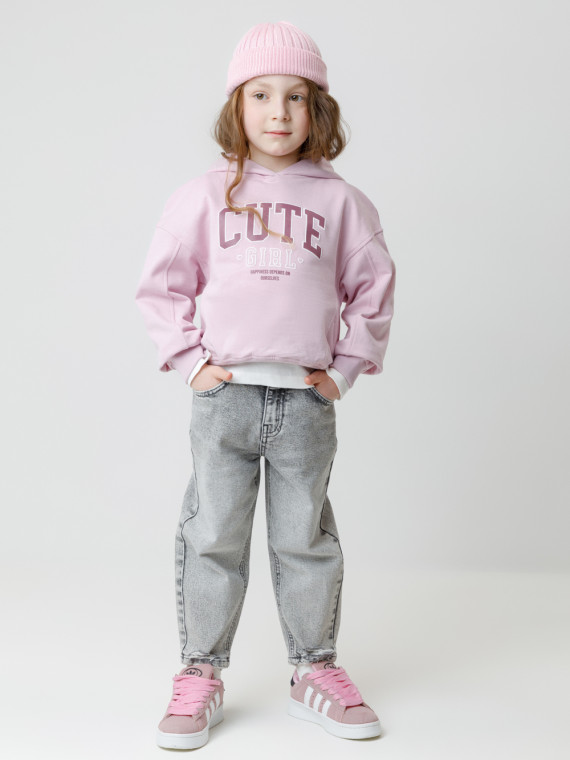 

Худи для девочек CROCKID, КР 302815, цвет - фиолетовый, Худи