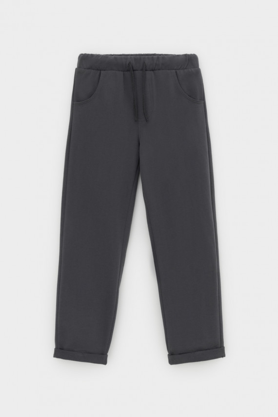 

Брюки для мальчиков CROCKID, КР 400750-1, цвет - темно-серый, Брюки