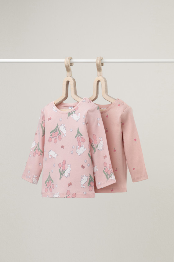 

Джемпер для новорожденных CROCKID, К 301944-2уп, цвет - розовый, Джемпер