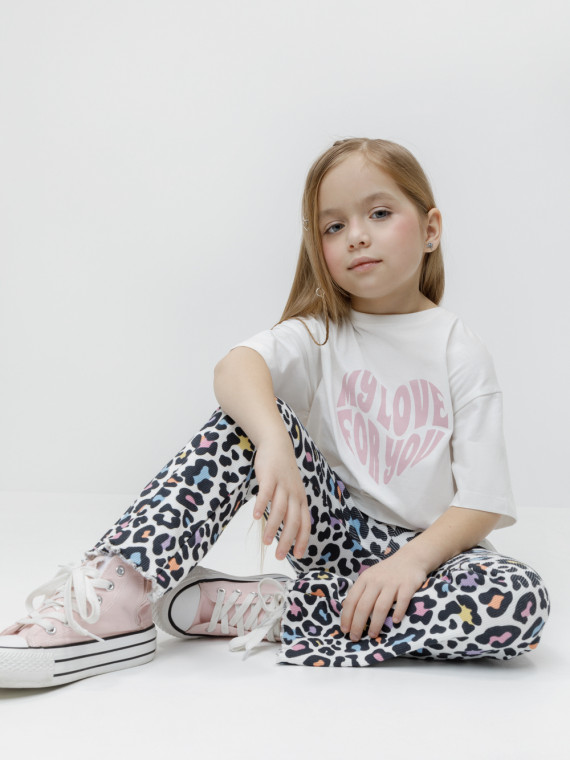 

Брюки для девочек CROCKID, КР 400936, цвет - сахар, Брюки