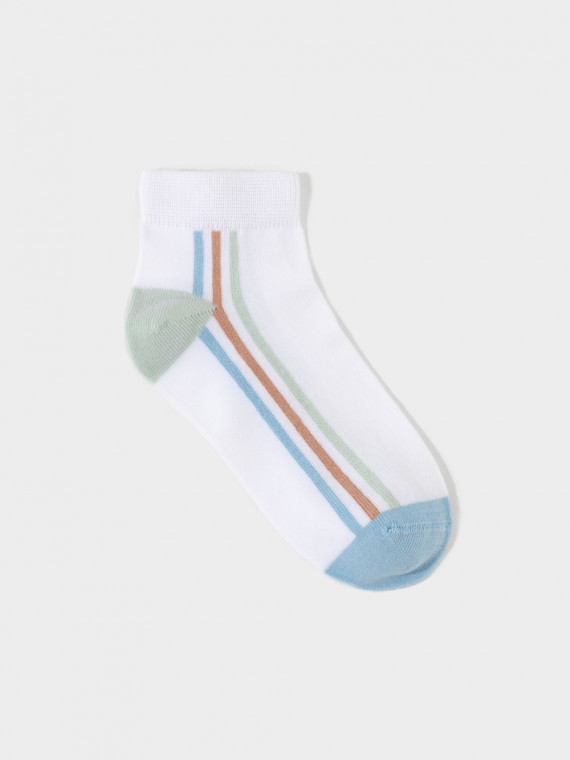 Носки короткие для мальчика для мальчиков CROCKID К 961316 АТ цвет - белый 189₽