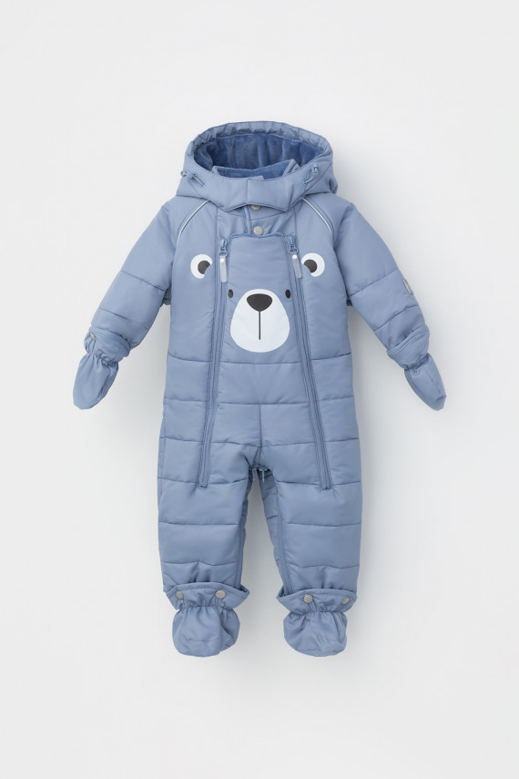 

Комбинезон-трансформер детский с утеплителем нового поколения для мальчиков CROCKID, ВК 60034/23/6 УЗГ, цвет - серый, Комбинезон-трансформер детский с утеплителем нового поколения