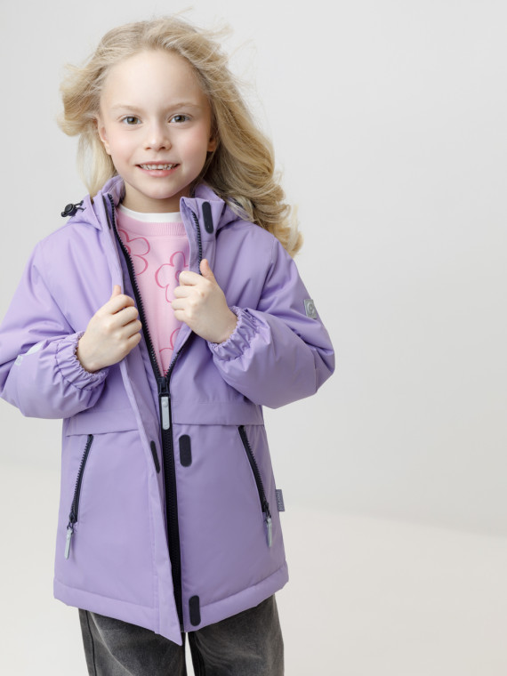 

Куртка для девочек CROCKID, ВК 32189/1 УЗГ, цвет - фиолетовый, Куртка
