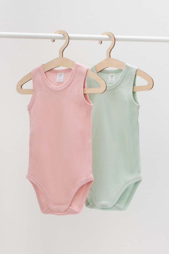 Боди для новорожденных CROCKID К 6150-2уп цвет - голубой 349₽