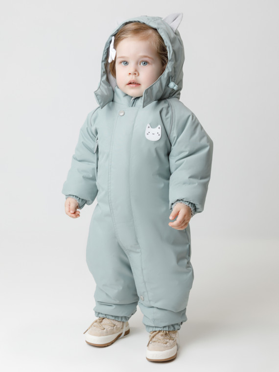 

Комбинезон ясельный с утеплителем нового поколения для девочек CROCKID, ВК 60132/2 УЗГ, цвет - зеленый, Комбинезон ясельный с утеплителем нового поколения