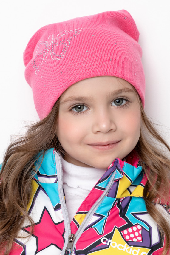 Шапка для девочек CROCKID КВ 20262 цвет - розовый 299₽