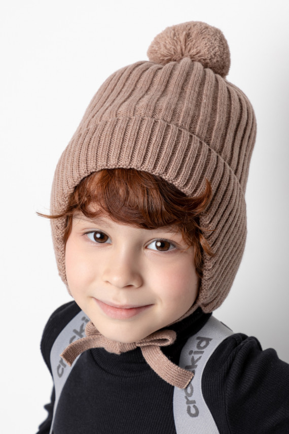 Шапка для девочек CROCKID КВ 20293ш цвет - бежевый 599₽