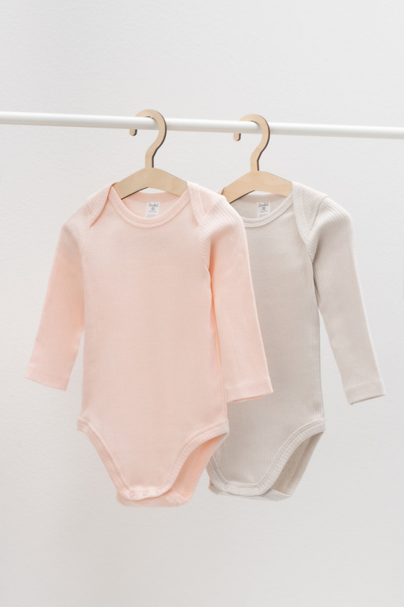 

Боди для новорожденных CROCKID, К 6458-2уп, цвет - розовый, Боди