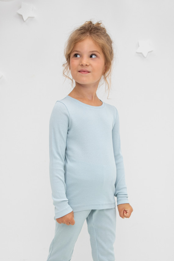 

Пижама для девочек CROCKID, К 302210, цвет - голубой, Пижама
