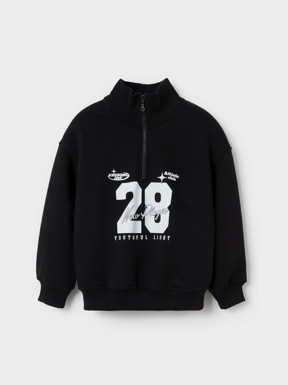 

Свитшот для мальчика для мальчиков CROCKID, КР 303025-1, цвет - черный3, Свитшот для мальчика