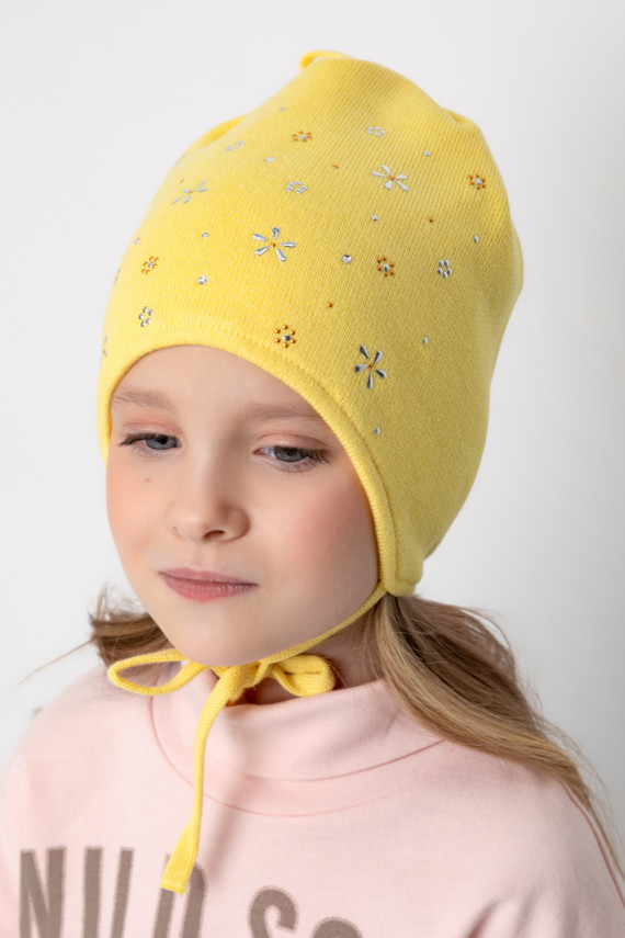 Шапка для девочек CROCKID КВ 20256 цвет - желтый 399₽