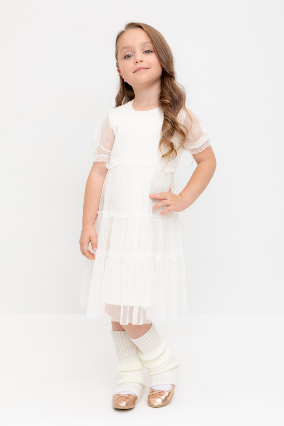 

Платье для девочек CROCKID, К 5909, цвет - светло-розовый, Платье