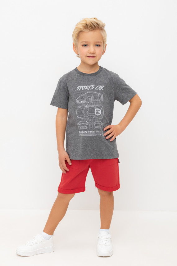 Шорты для мальчика для мальчиков CROCKID КР 400642 цвет - красный 549₽