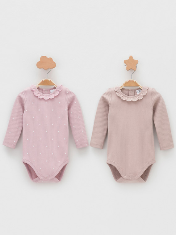 Боди для новорожденных CROCKID К 6554-2уп цвет - розовый 1529₽