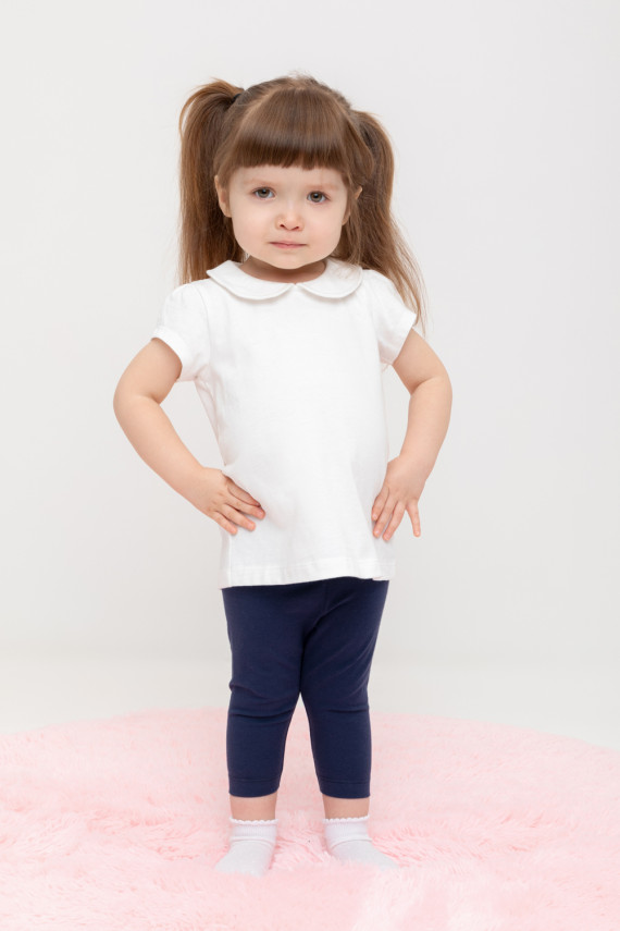 

Бриджи для девочек CROCKID, КП 4321, цвет - синий, Бриджи