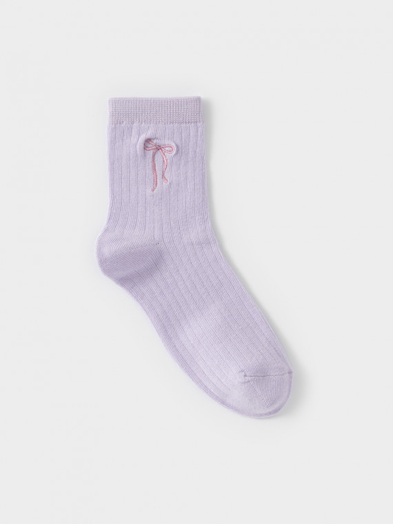 

Носки длинные детские для девочек CROCKID, К 9714/1 ФВ, цвет - фиолетовый, Носки длинные детские