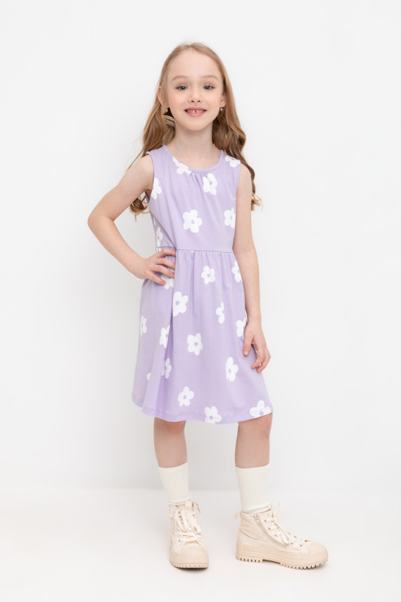 

Платье для девочек CROCKID, К 5882, цвет - фиолетовый, Платье