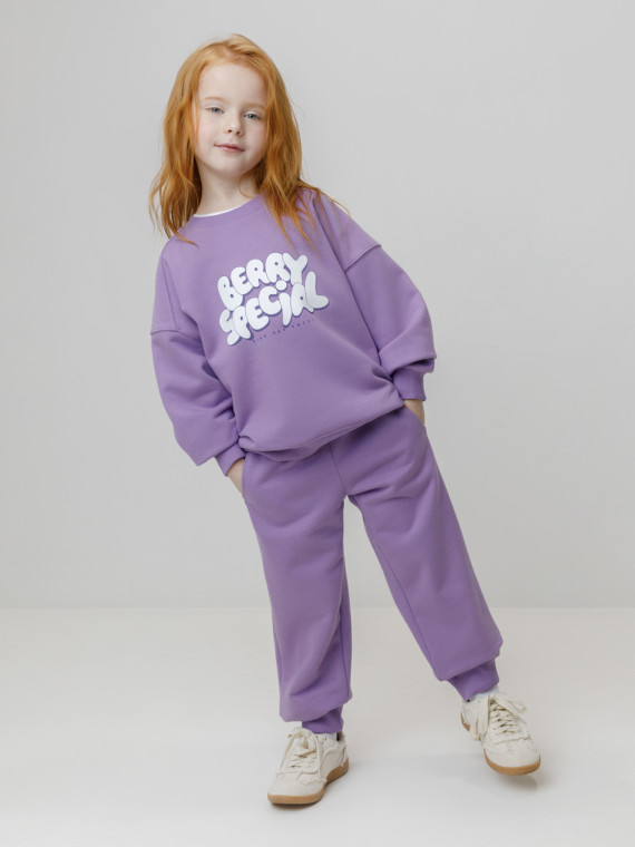 Брюки для девочек CROCKID КР 400850 цвет - фиолетовый 1359₽