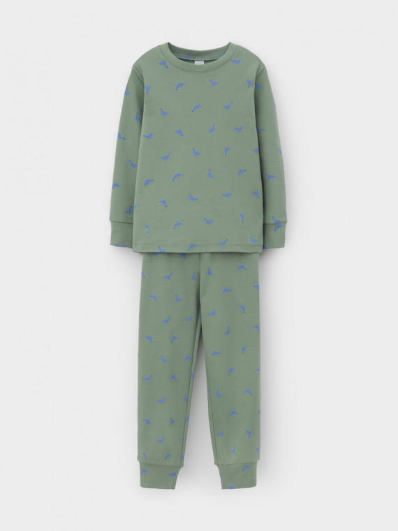 

Пижама для мальчиков CROCKID, К 1552, цвет - зеленый, Пижама