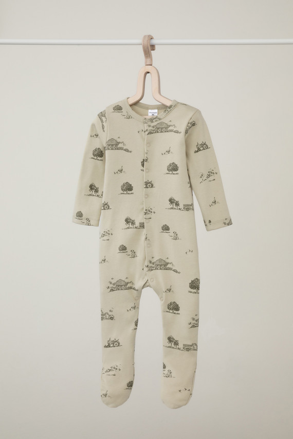 

Комбинезон для новорожденных CROCKID, К 6520, цвет - зеленый, Комбинезон